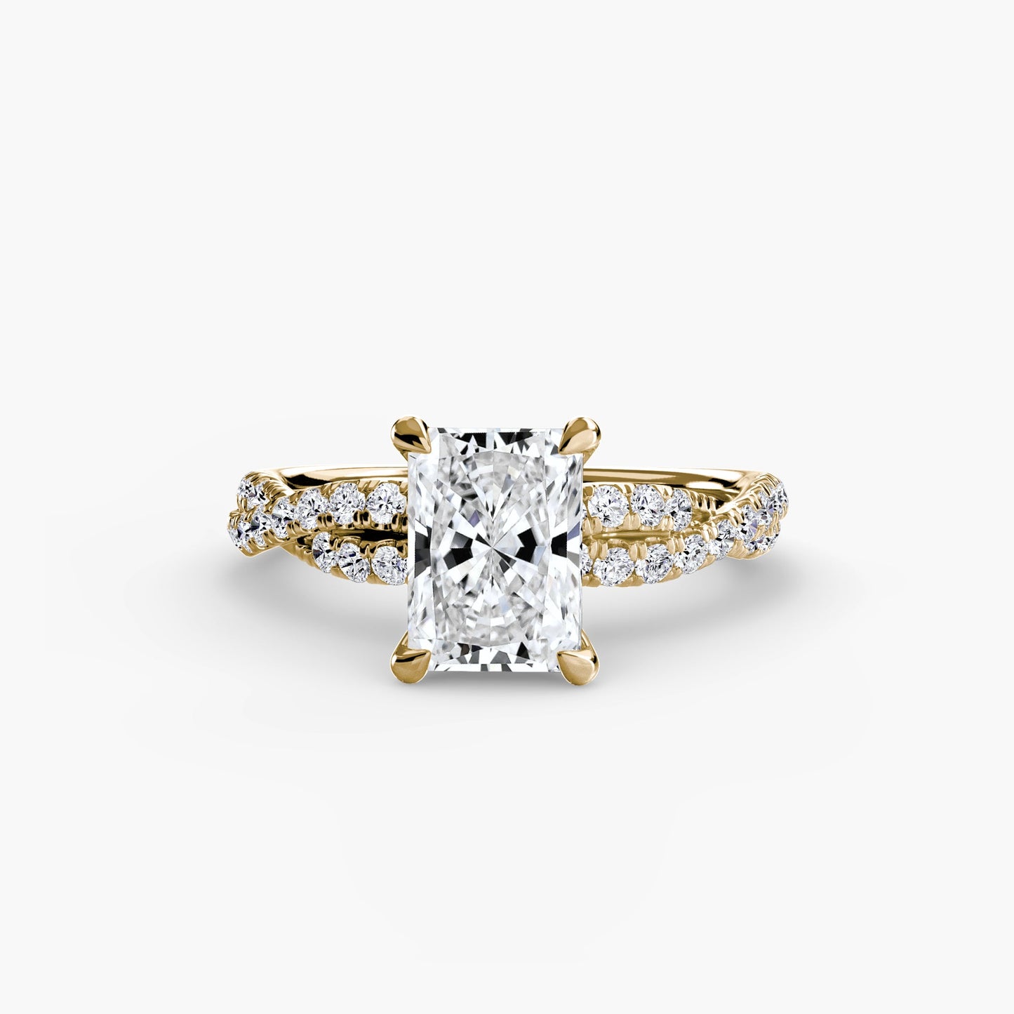 the twisted pavé solitaire ag & co jewellery