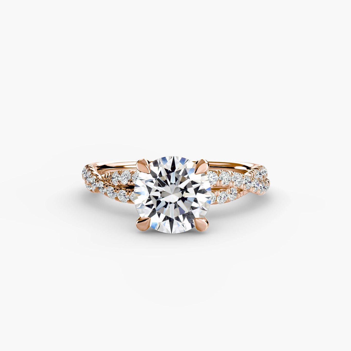 the twisted pavé solitaire ag & co jewellery