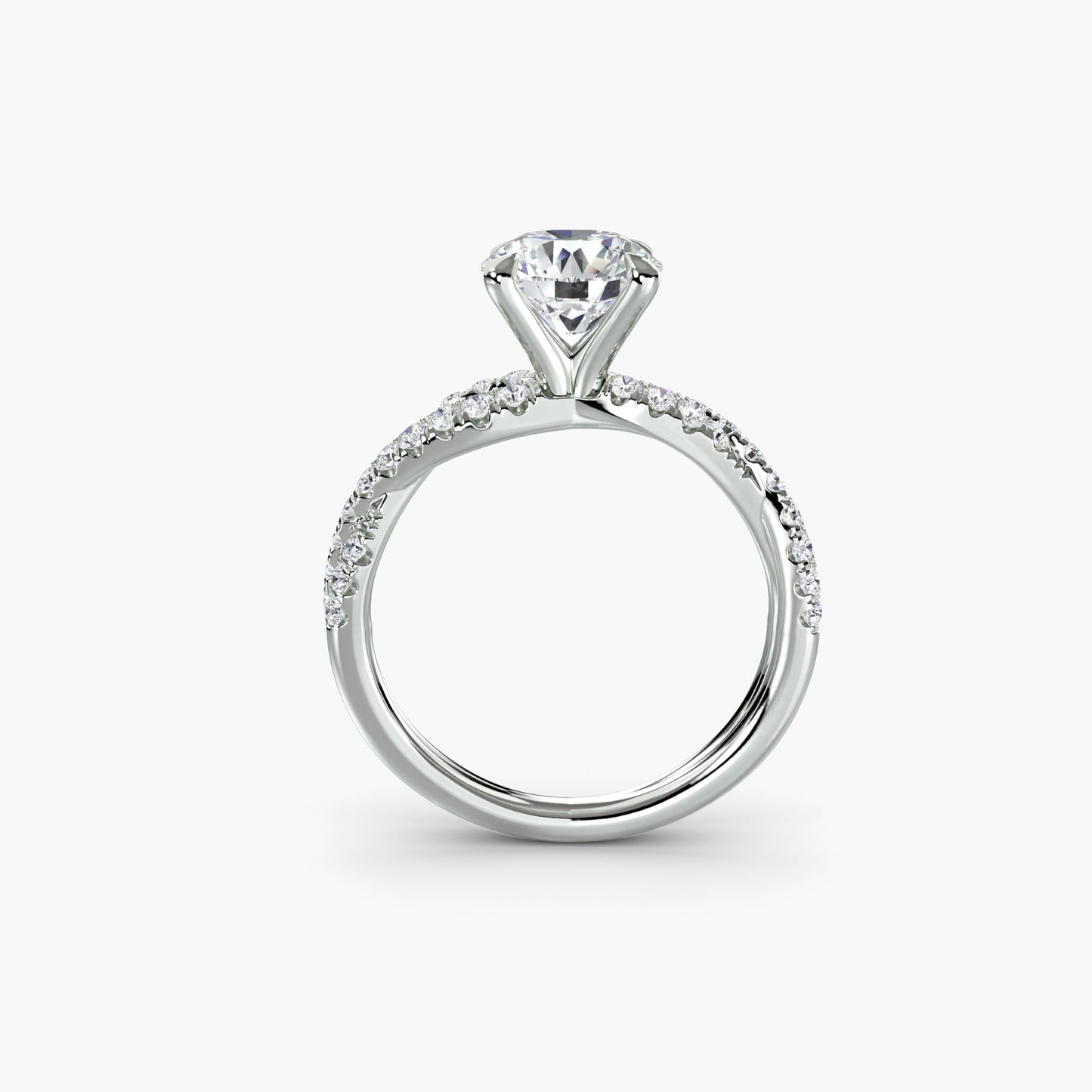 the twisted pavé solitaire ag & co jewellery