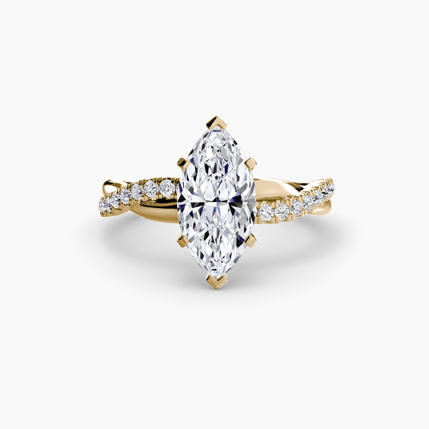 the emerald twist pavé ring ag & co jewellery