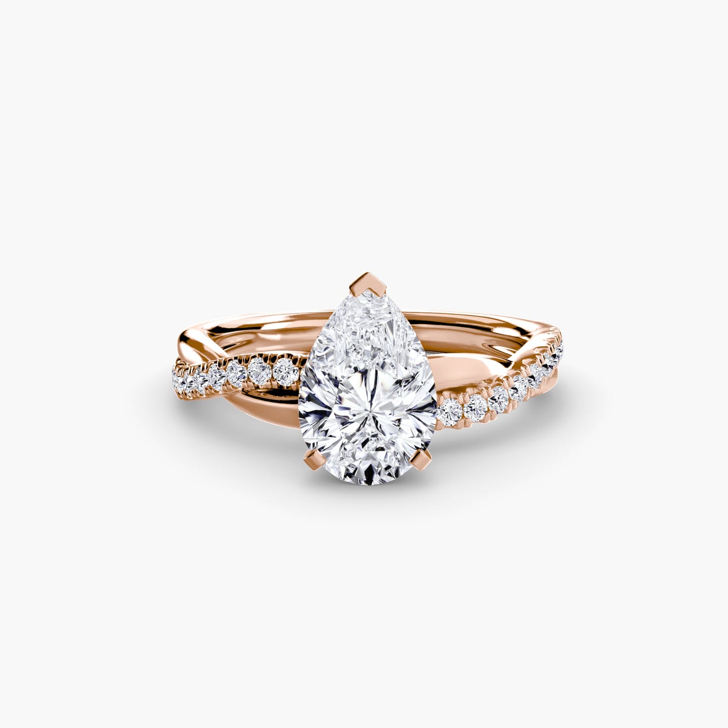 the emerald twist pavé ring ag & co jewellery