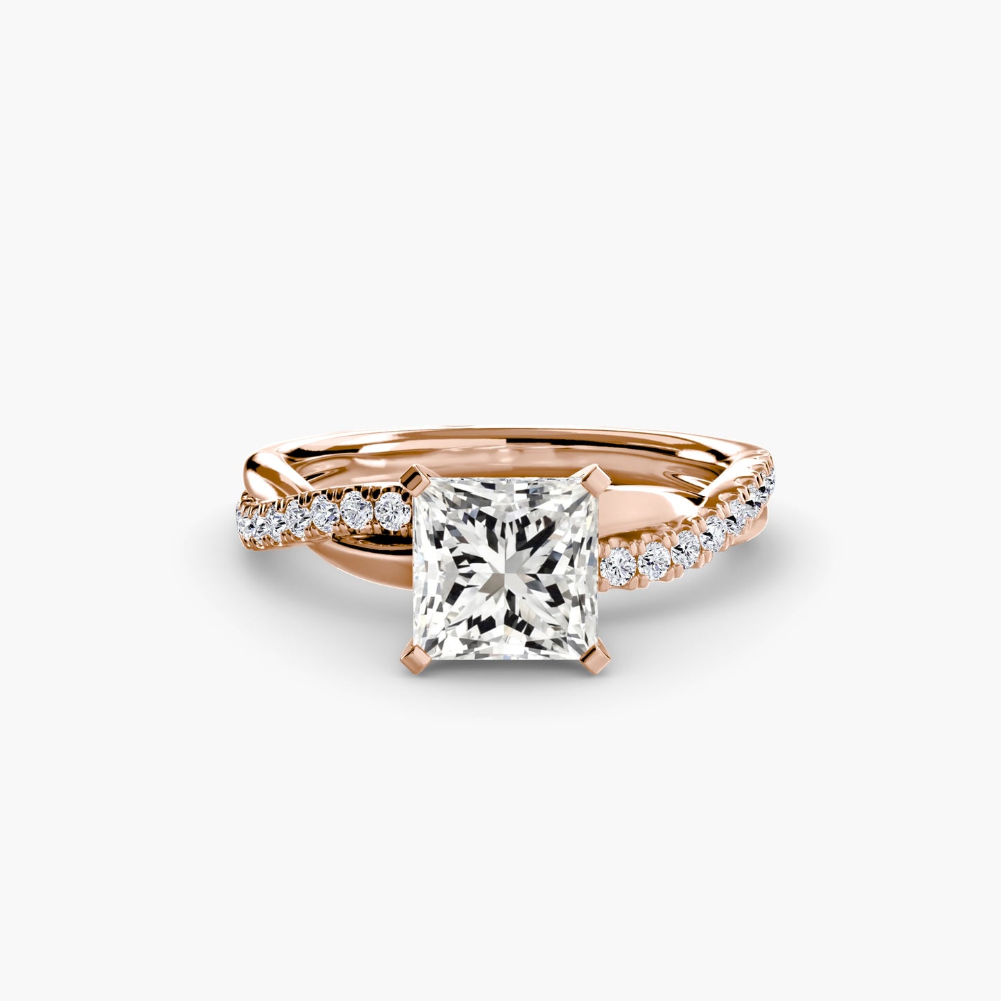 the emerald twist pavé ring ag & co jewellery