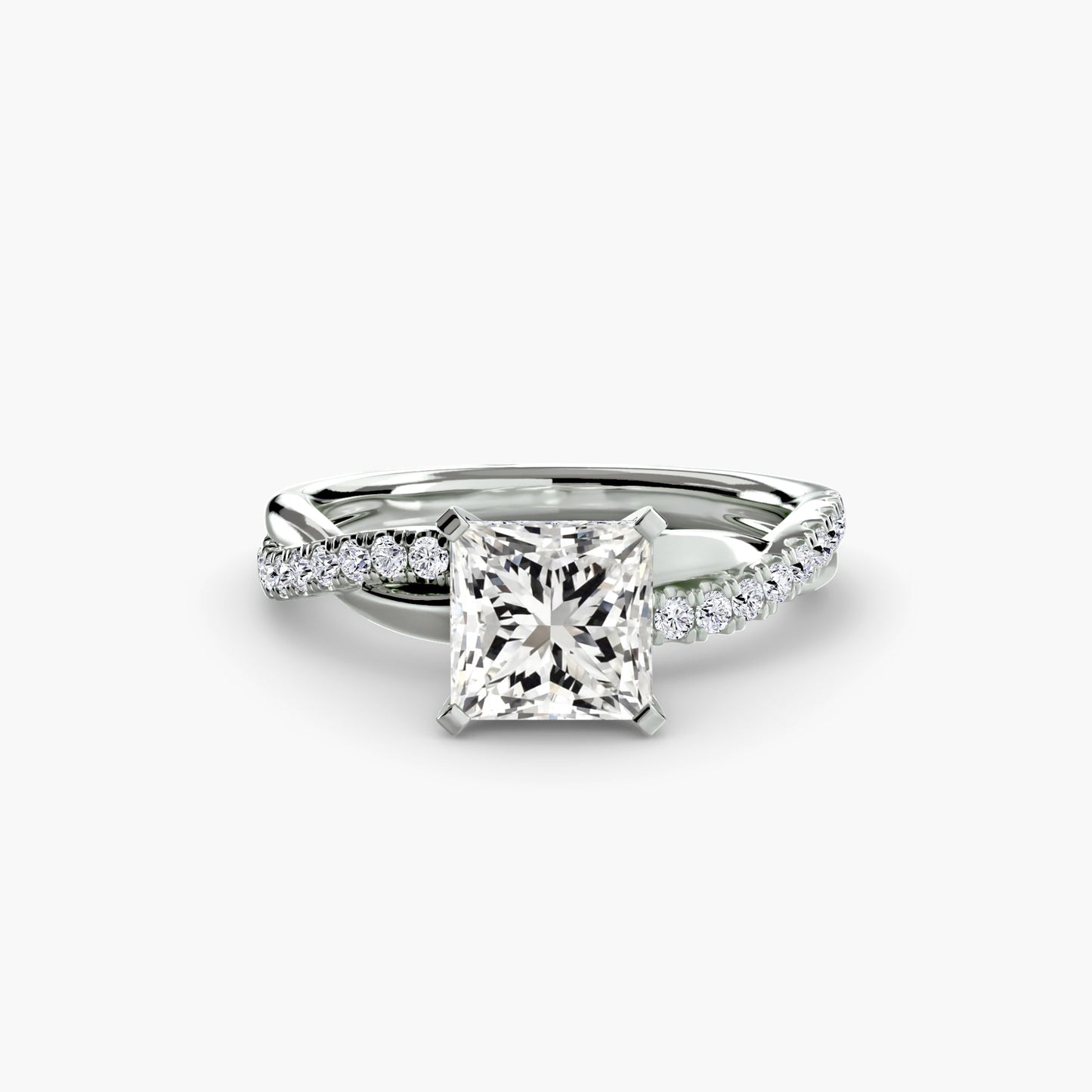 the emerald twist pavé ring ag & co jewellery