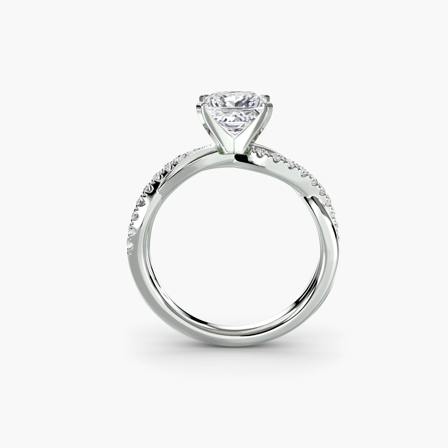 the emerald twist pavé ring ag & co jewellery