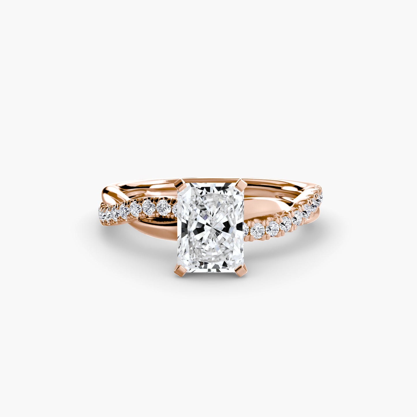 the emerald twist pavé ring ag & co jewellery