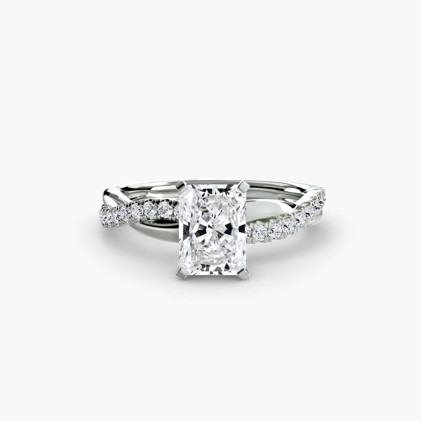 the emerald twist pavé ring ag & co jewellery