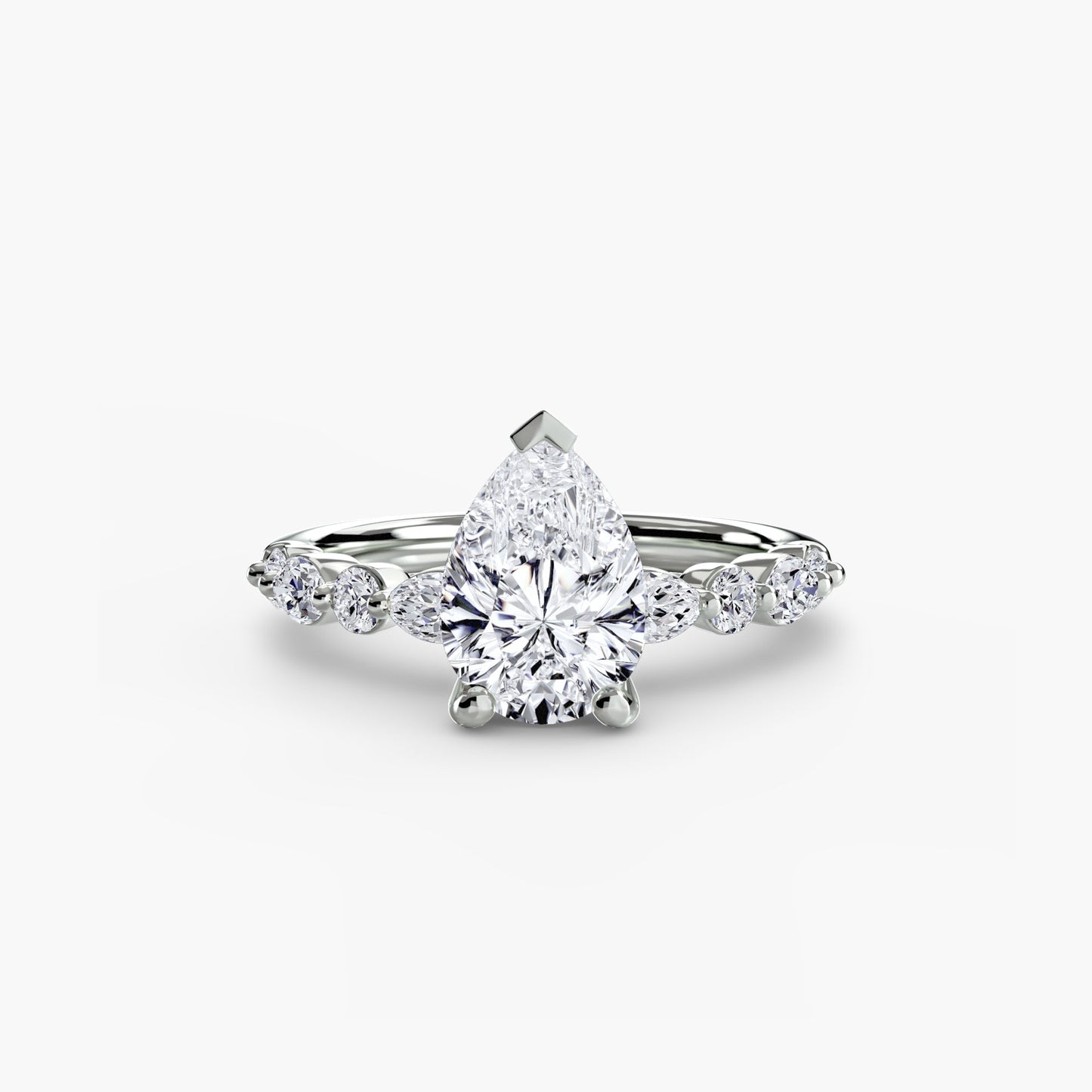 solitaire with eternity pavé 2 ag & co jewellery