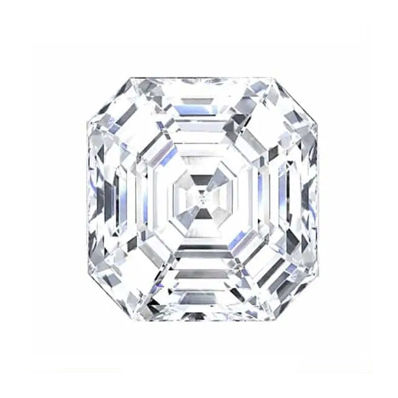 asscher moissanite stone ag & co jewellery