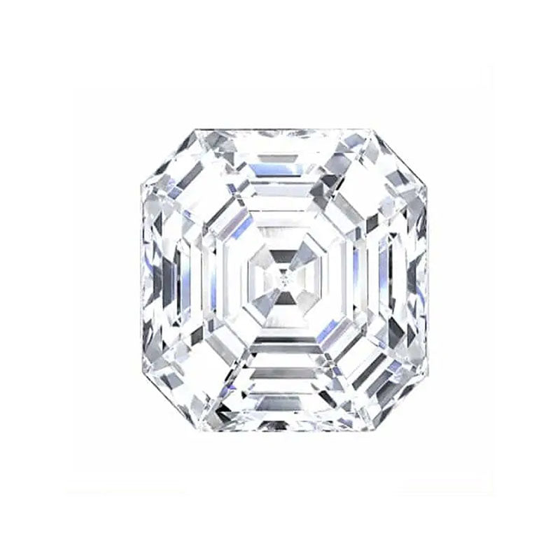 asscher moissanite stone ag & co jewellery