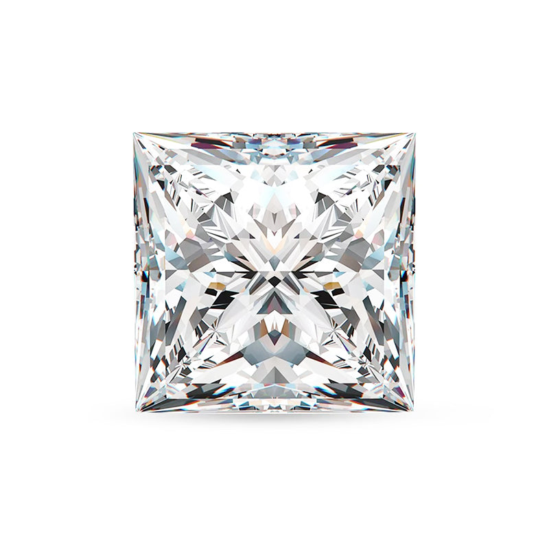 princess cut moissanite stone ag & co jewellery
