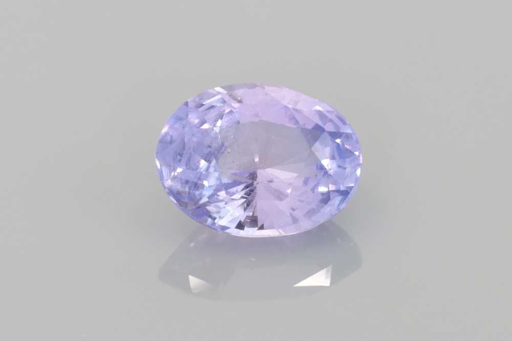 2.22ct oval natural sapphire (colour purple, clarity slightly included, cut faceted) ag & co jewellery