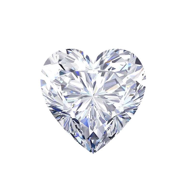 heart moissanite stone ag & co jewellery