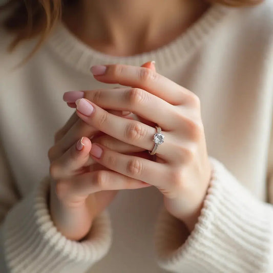 Minimalist Engagement Rings - Guide to Minimalist Engagement Rings: Subtle Sparkle