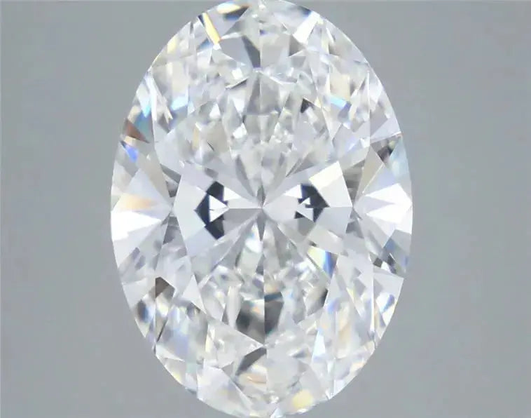 5.00CT Oval Lab Grown Diamond VVS1 D Color EX EX IGI Certified