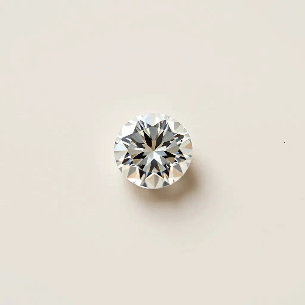 Radiant solitaire diamond on a minimalist engagement ring setting with soft natural light and clear facets