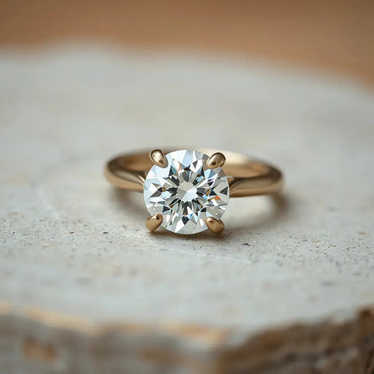 Diamond ring showcasing unique setting styles that frame the stone and enhance sparkle
