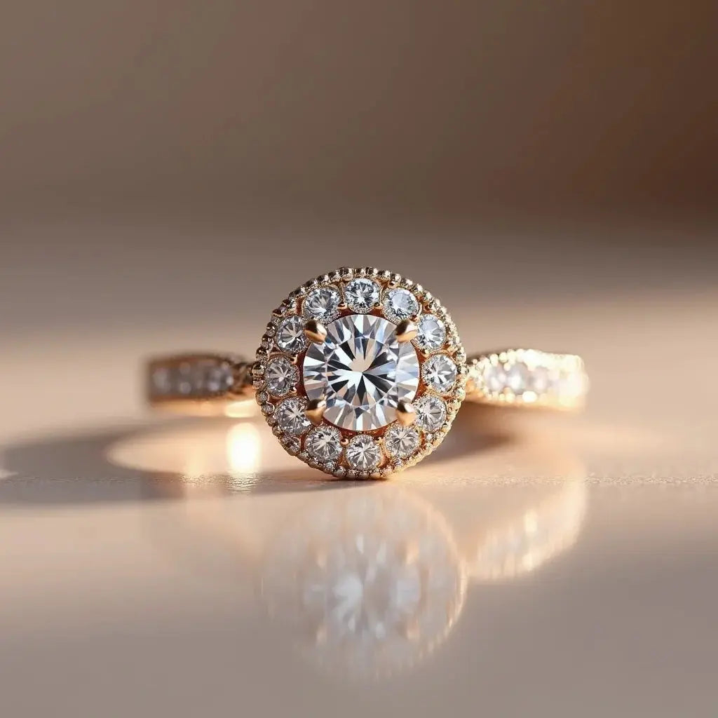 Diamond Halo Engagement Rings - Diamond Halo Engagement Rings: Styles, Settings, and Care