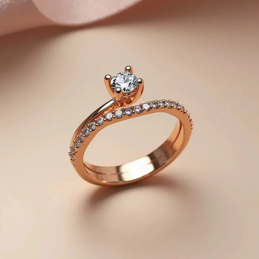 Paved Band Rings - Paved Band Rings: Enhance Elegance with Sparkling Bands