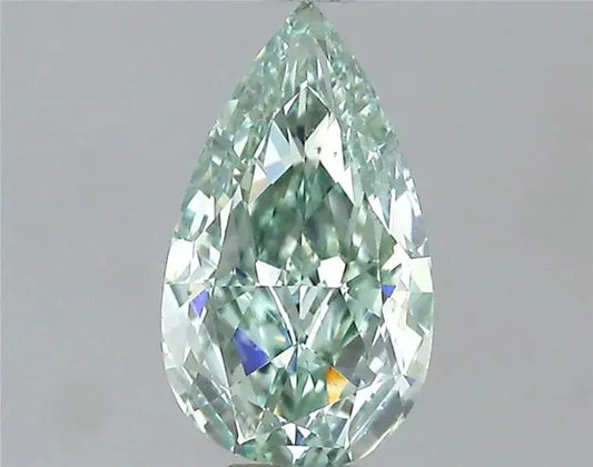 0.35ct Pear Natural Diamond (Colour Fancy Intense Green, Clarity VS2, GIA Certified)
