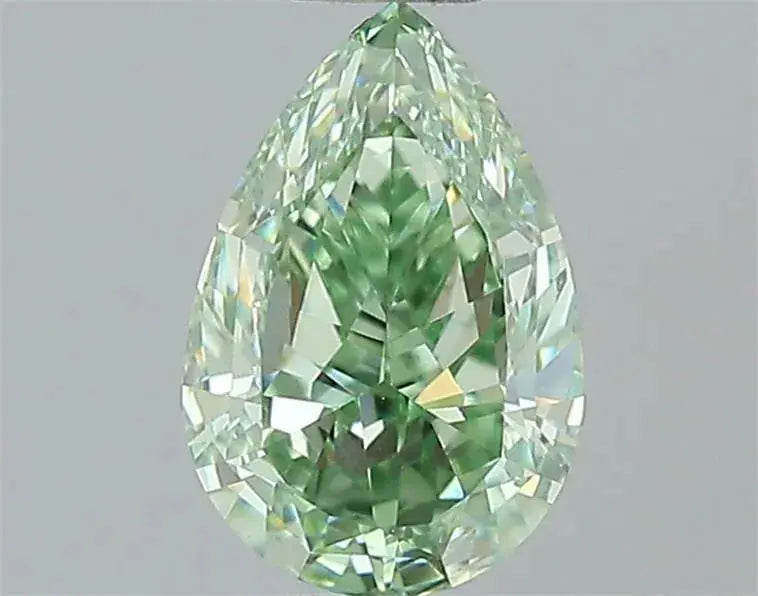 0.39ct Pear Natural Diamond (Colour Fancy Intense Green, Clarity VVS1, GIA Certified)
