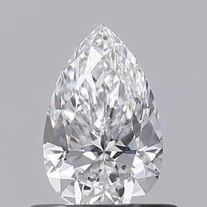 0.50 Carat D-VVS1 Pear Lab Diamond