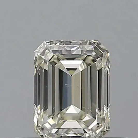 0.51ct Emerald Natural Diamond (Colour L, Clarity SI2, GIA Certified) AG & CO Jewellery