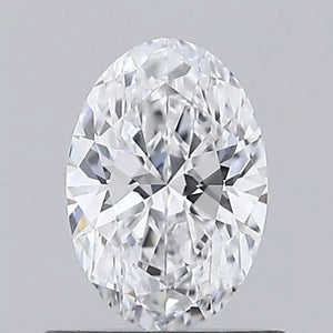 0.55 Carat D-VVS2 Oval Lab Diamond