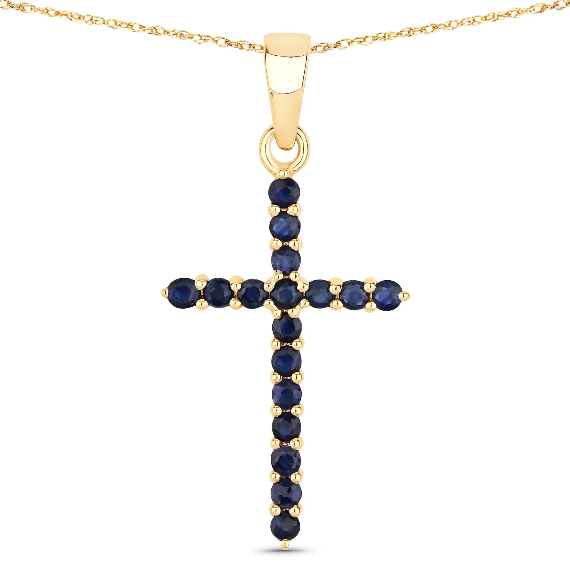 0.60ct Natural Blue Sapphire Pendant AG & CO Jewellery