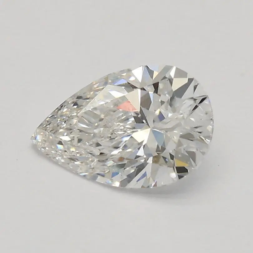 0.64 carat e-vs1 pear lab diamond