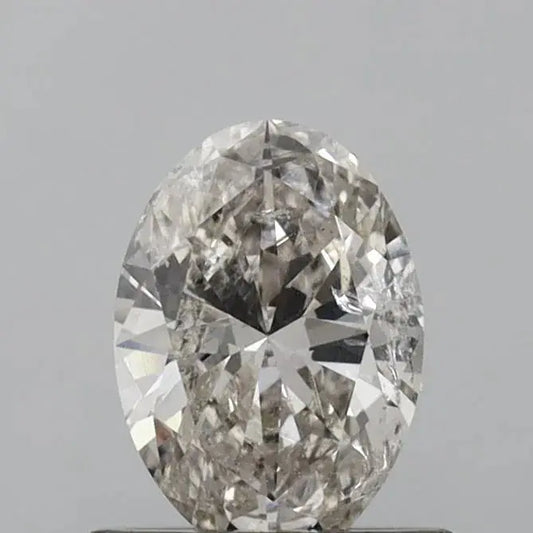 0.71ct Oval Natural Diamond (Colour J, Clarity I1, Cut VG, IGI Certified) AG & CO Jewellery