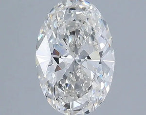 0.81 Carat F-VVS2 Oval Lab Diamond
