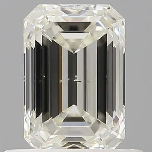0.81 Carat K-SI2 Emerald Cut Diamond
