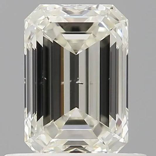 0.81 Carat K-SI2 Emerald Cut Diamond AG & CO Jewellery