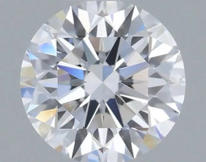 0.84 Carat D-VVS2 Round Lab Diamond