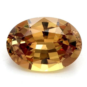 0.86 Carat Oval  Cut Brown Sapphire