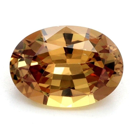 0.86 Carat Oval  Cut Brown Sapphire AG & CO Jewellery