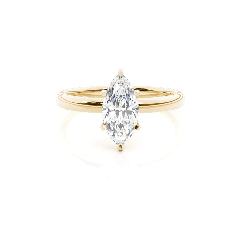 ellyse 6 claw marquise solitaire engagement ring setting