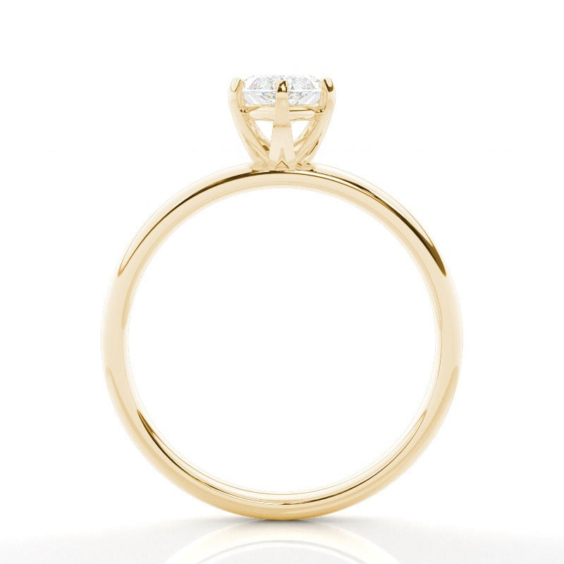 ellyse 6 claw marquise solitaire engagement ring setting