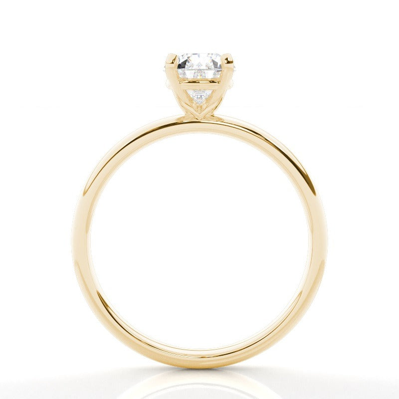 dianella 3 claw pear solitaire engagement ring setting