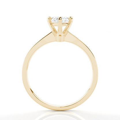 6 Prong Marquise Solitaire Engagement Ring 18K Solid Yellow Gold