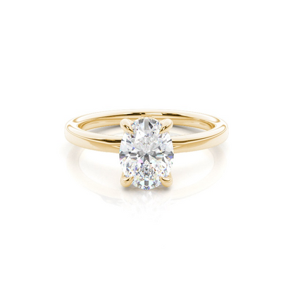 Classic Solitaire Setting with hidden halo