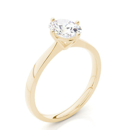 Addison Oval Solitaire Engagement Ring Setting