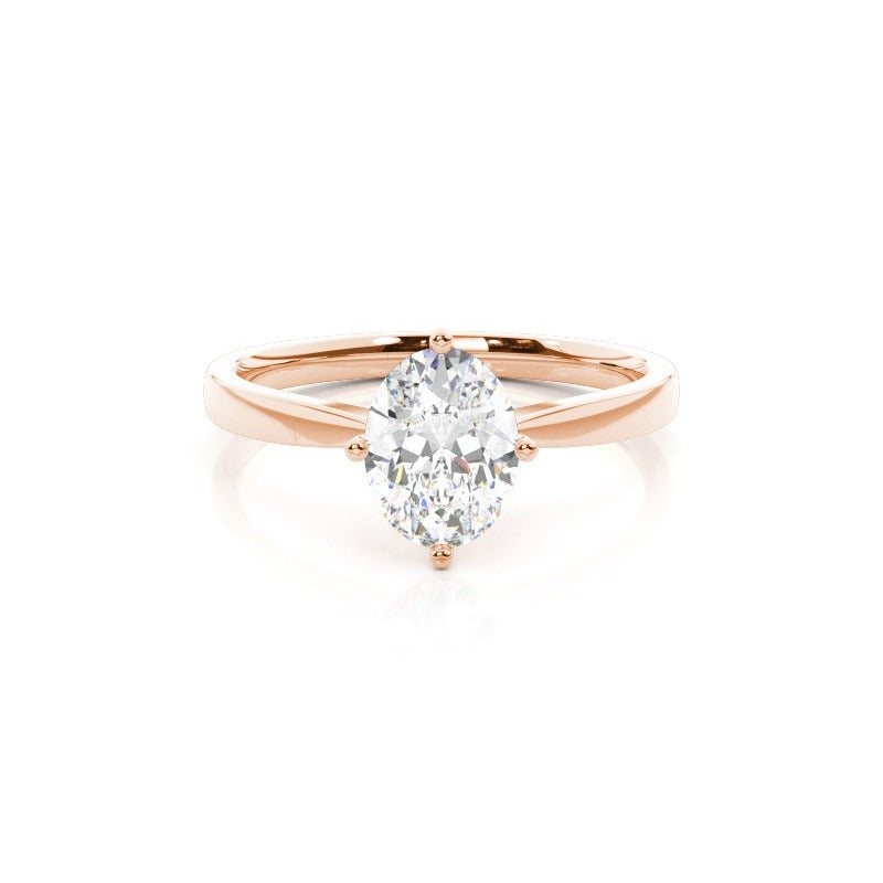 addison oval solitaire with accent stones engagement ring setting