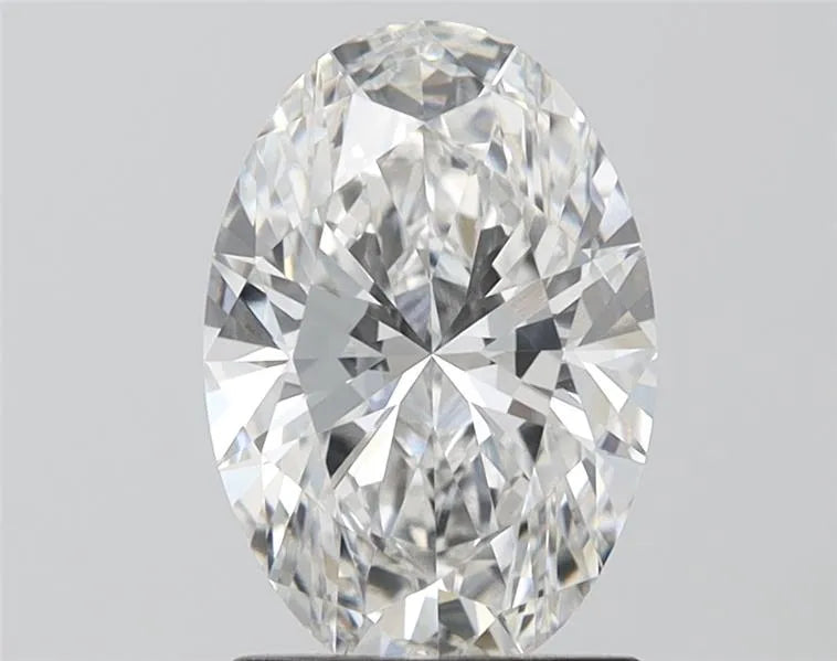 2.13ct oval lab grown diamond (colour f, clarity vvs2, igi)