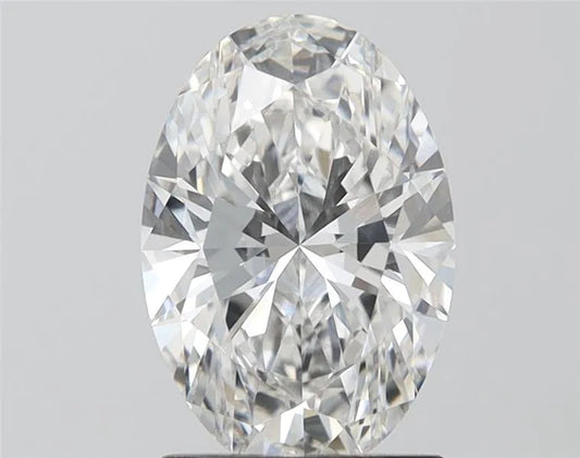 2.13ct Oval Lab Grown Diamond (Colour F, Clarity VVS2, IGI)