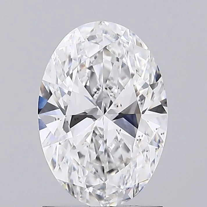 1.50ct oval lab grown diamond (colour e, clarity vs2, igi)