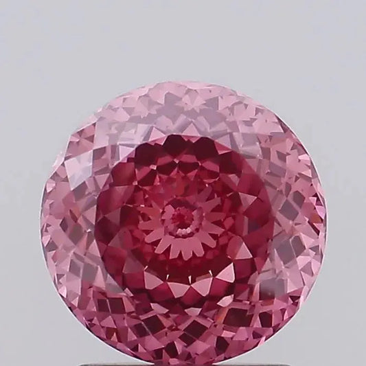 1.58ct Portuguese Cut Lab Grown Diamond (Colour Fancy Vivid Pink, Clarity VS1, IGI Certified) - AG & CO Jewellery