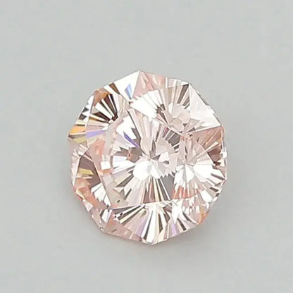 0.86ct Fancy Pink Decagon Brilliant Cut Starburst Concave Lab Grown Diamond - AG & CO Jewellery