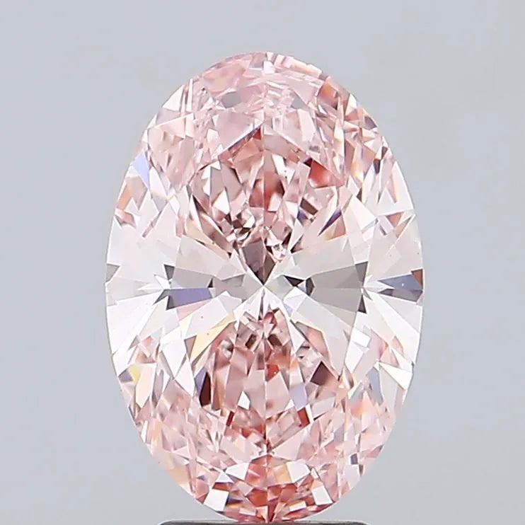 3.97ct oval lab grown diamond (colour fancy intense pink, clarity vs1, igi certified) ag & co jewellery