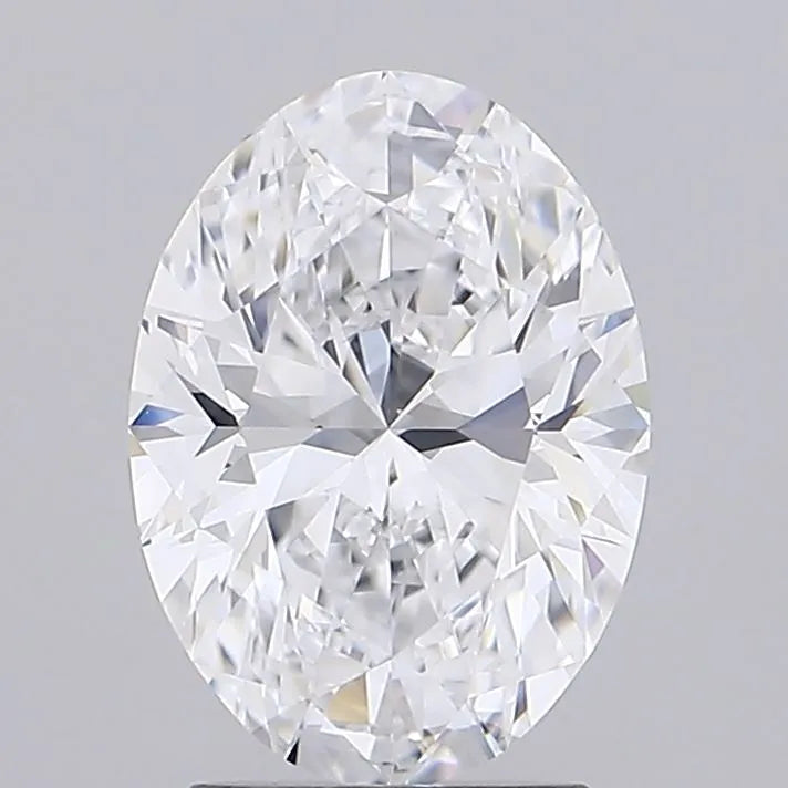 1.96ct oval lab grown diamond (colour d, clarity if, igi)